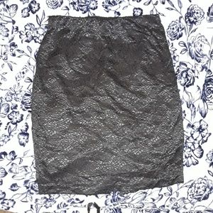 MOSSIMO Mesh overlay  pencil skirt size M